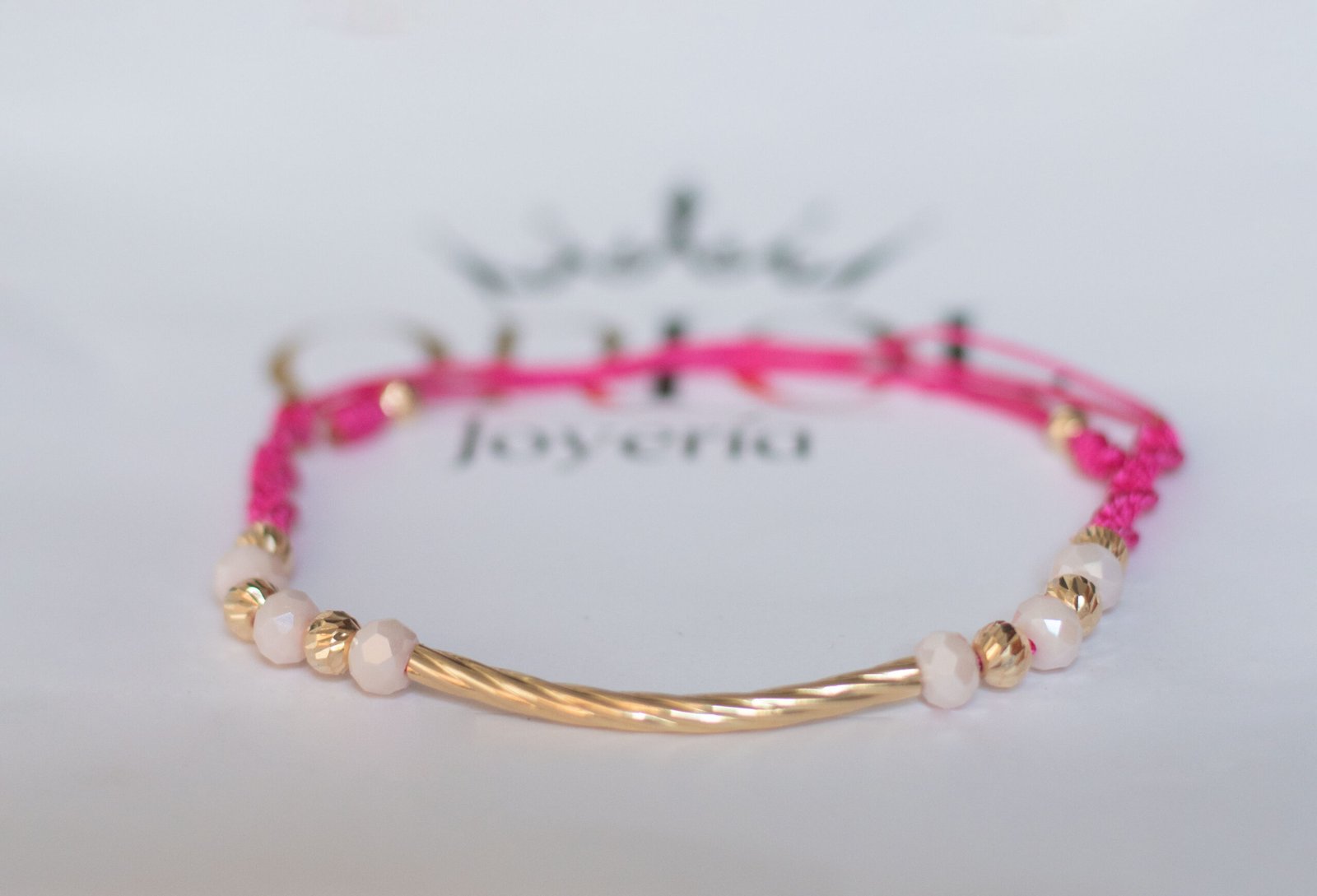 Pulsera rosada